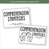 Reading Comprehension Strategies - Modern Botanical Theme - Miss Jacobs Little Learners