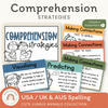 Reading Comprehension Strategies Posters - Cute Jungle Animals - Miss Jacobs Little Learners