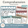 Reading Comprehension Strategies Posters - Cute Sea Life Decor - Miss Jacobs Little Learners