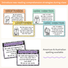 Reading Comprehension Strategies Posters - Cutesy Composition Notebook English Decor - Miss Jacobs Little Learners