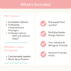 Reading Comprehension Strategies Posters - Cutesy Pastel English Decor - Miss Jacobs Little Learners