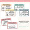 Reading Comprehension Strategies Posters - Cutesy Pastel English Decor - Miss Jacobs Little Learners