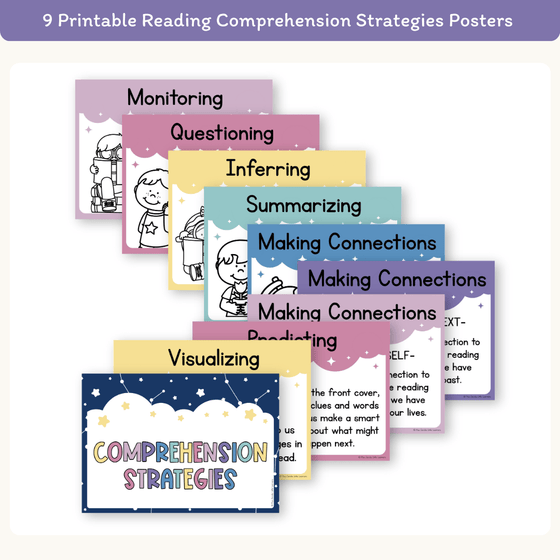 Reading Comprehension Strategies Posters - Space Theme – Miss Jacobs ...