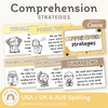 Reading Comprehension Strategies Posters - Happy Hive English Decor - Miss Jacobs Little Learners