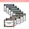 Reading Comprehension Strategies Posters - Pastel Composition Notebook English Decor - Miss Jacobs Little Learners