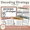 Reading Decoding Strategies Posters - Boho Neutrals Theme - Miss Jacobs Little Learners
