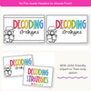 Reading Decoding Strategies Posters - Bright Theme - Miss Jacobs Little Learners