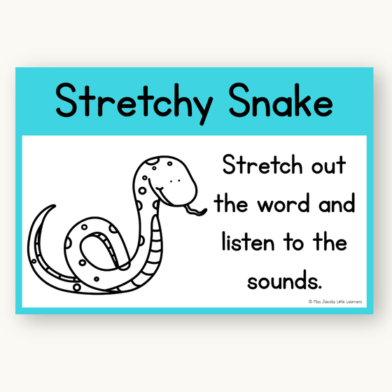 Reading Decoding Strategies Posters - Bright Theme - Miss Jacobs Little Learners