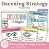 Reading Decoding Strategies Posters - Pastel Theme - Miss Jacobs Little Learners