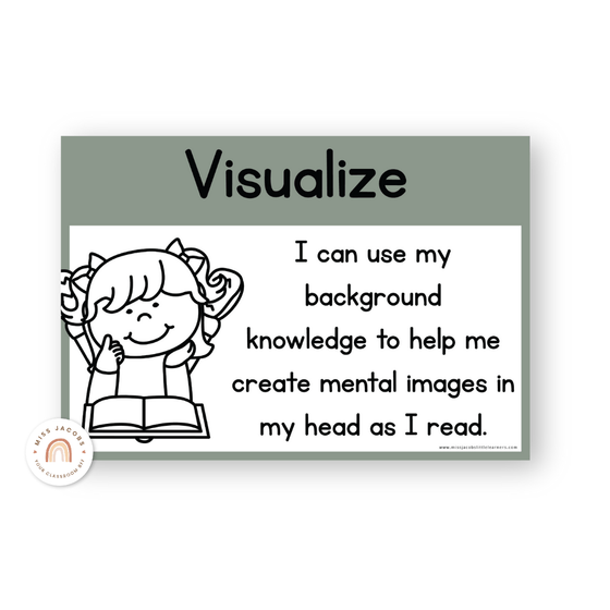 Reading Goals Posters | Neutral Toned Classroom Decor - Miss Jacobs Little Learners
