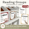 Reading Group Organizers & Labels - Australiana Decor - Miss Jacobs Little Learners