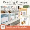 Reading Group Organizers & Labels - Cute Jungle Animals - Miss Jacobs Little Learners
