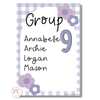 Reading Group Organizers & Labels | Daisy Gingham Pastels Classroom Decor | Editable - Miss Jacobs Little Learners