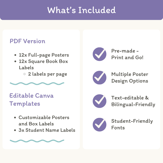 Reading Group Organizers & Labels - Dreamy Space Classroom Decor - Miss Jacobs Little Learners