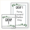 Reading Group Organizers & Labels - Modern Botanical Decor - Miss Jacobs Little Learners