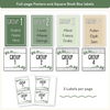 Reading Group Organizers & Labels - Modern Botanical Decor - Miss Jacobs Little Learners