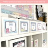 Reading Group Organizers & Labels - Pastel Composition Notebook Decor - Miss Jacobs Little Learners