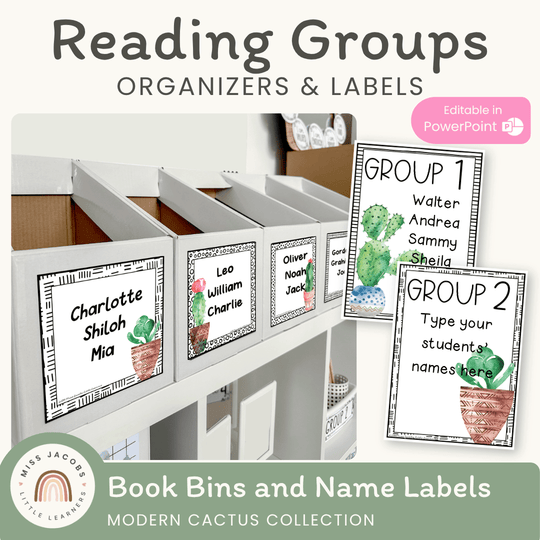 Reading Groups - Posters & Labels | Cactus