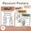 Recount Posters - Boho Neutrals Classroom Theme - Miss Jacobs Little Learners