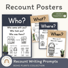 Recount Posters - Boho Plants Classroom Decor - Miss Jacobs Little Learners