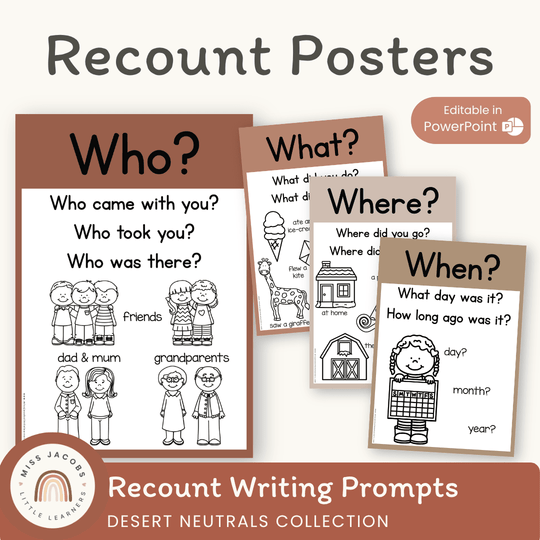 Recount Posters | BOHO VIBES | Desert Neutrals Decor