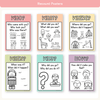 Recount Posters - Cutesy Pastel English Decor - Miss Jacobs Little Learners