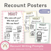 Recount Posters - Daisy Gingham Pastels Theme - Miss Jacobs Little Learners