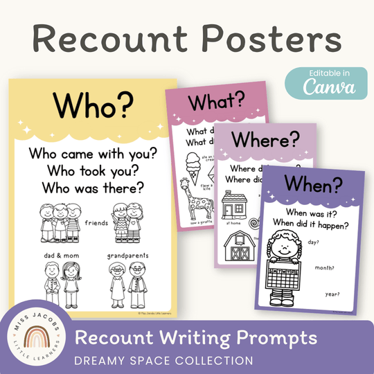 Recount Posters - Dreamy Space Theme