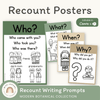 Recount Posters - Modern Botanical Classroom Decor - Miss Jacobs Little Learners