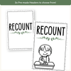 Recount Posters - Modern Botanical Classroom Decor - Miss Jacobs Little Learners