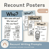 Recount Posters - Modern Ocean Classroom Decor - Miss Jacobs Little Learners