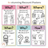 Recount Posters - Pastel Classroom Theme - Miss Jacobs Little Learners