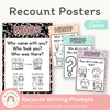 Recount Posters - Pastel Composition Notebook English Decor - Miss Jacobs Little Learners