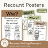 Recount Posters - Woodland Theme Classroom Decor - Miss Jacobs Little Learners