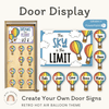 Retro Hot Air Balloon Door Display Classroom Decor - Miss Jacobs Little Learners