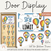 Retro Hot Air Balloon Door Display Classroom Decor - Miss Jacobs Little Learners