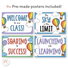 Retro Hot Air Balloon Door Display Classroom Decor - Miss Jacobs Little Learners