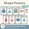 Shape Posters - Cute Sea Life Classroom Decor - Miss Jacobs Little Learners