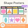 Shape Posters - Cutesy Classroom Decor - Miss Jacobs Little Learners