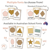 Shape Posters | Daisy Gingham Neutrals Classroom Decor - Miss Jacobs Little Learners