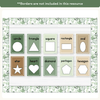 Shape Posters - Modern Botanical Classroom Decor - Miss Jacobs Little Learners