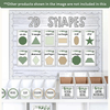 Shape Posters - Modern Botanical Classroom Decor - Miss Jacobs Little Learners
