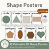 Shape Posters - Modern Jungle Classroom Decor - Miss Jacobs Little Learners