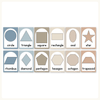 Shape Posters - Modern Ocean Classroom Decor - Miss Jacobs Little Learners