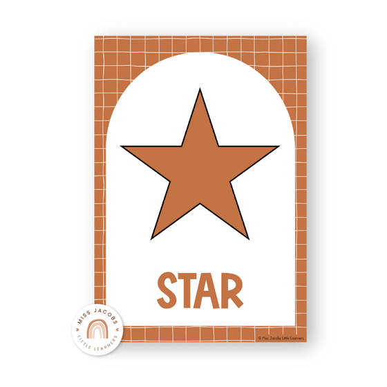 Shape Posters - Woodland Theme Classroom Decor - Miss Jacobs Little Learners