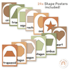 Shape Posters - Woodland Theme Classroom Decor - Miss Jacobs Little Learners