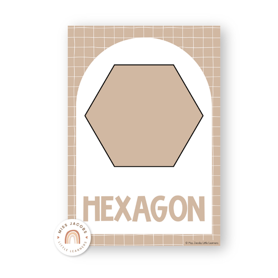 Shape Posters - Woodland Theme Classroom Decor - Miss Jacobs Little Learners