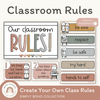 Simple Boho Classroom Rules Posters - Miss Jacobs Little Learners