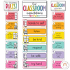 Simple Brights Classroom Rules Posters - Miss Jacobs Little Learners