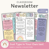 Simple Pastels Classroom Newsletter Templates - Miss Jacobs Little Learners